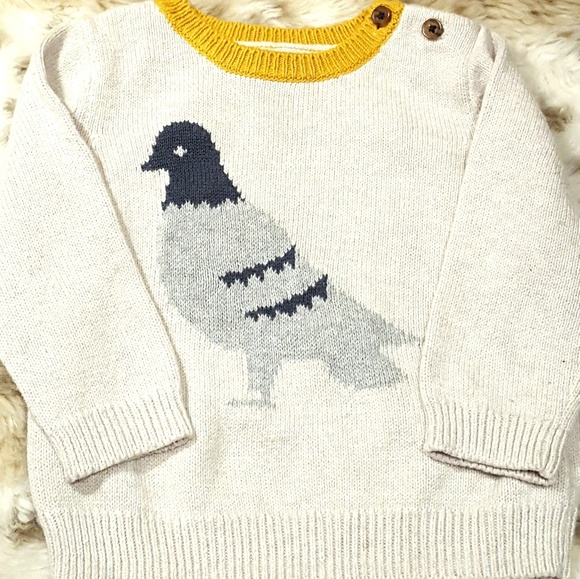 Toddler Boy Size 12-18 Months NWT Yellow /"Like/" Intarsia Sweater Top GAP Baby